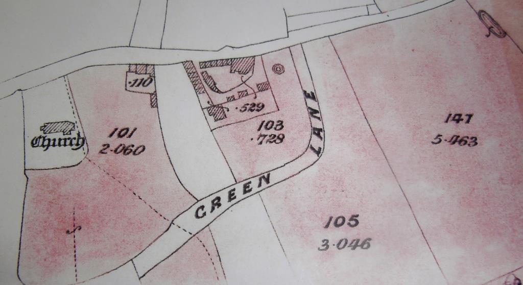 Plan of site - 19th century sale document